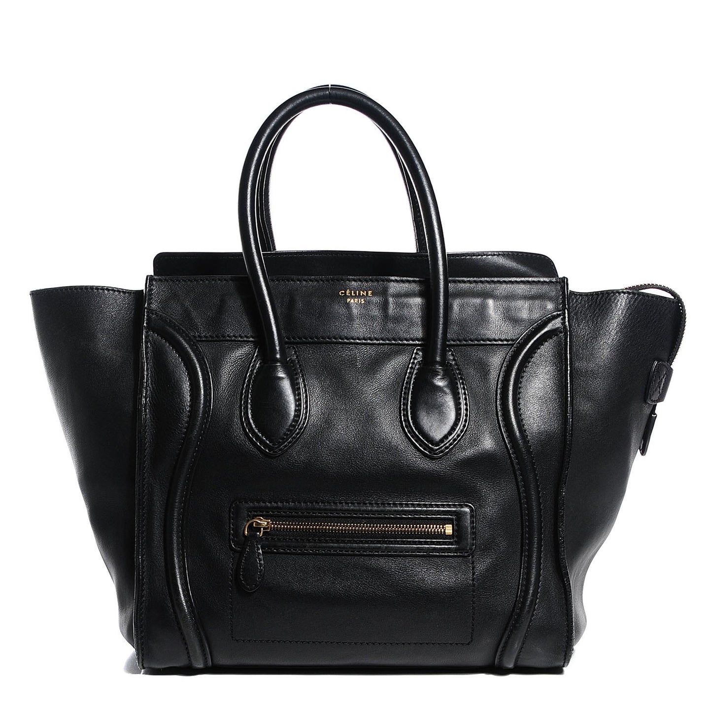 Smooth Calfskin Mini Luggage Black