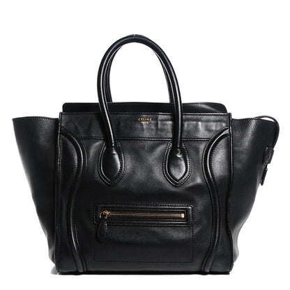 Celine Smooth Calfskin Mini Luggage Black 1 of 9