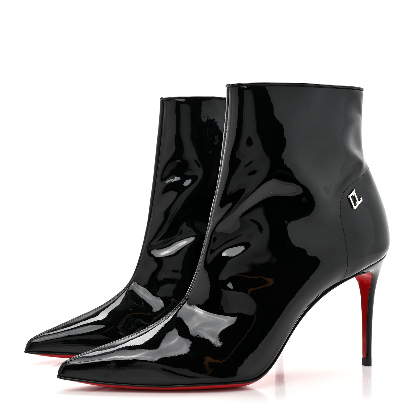 Patent Sporty Kate Booty 85 Ankle Boots 38.5 Black