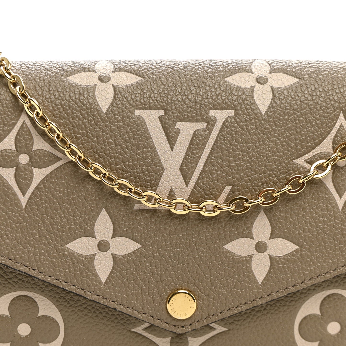 Empreinte Monogram Giant Felicie Pochette Tourterelle Creme