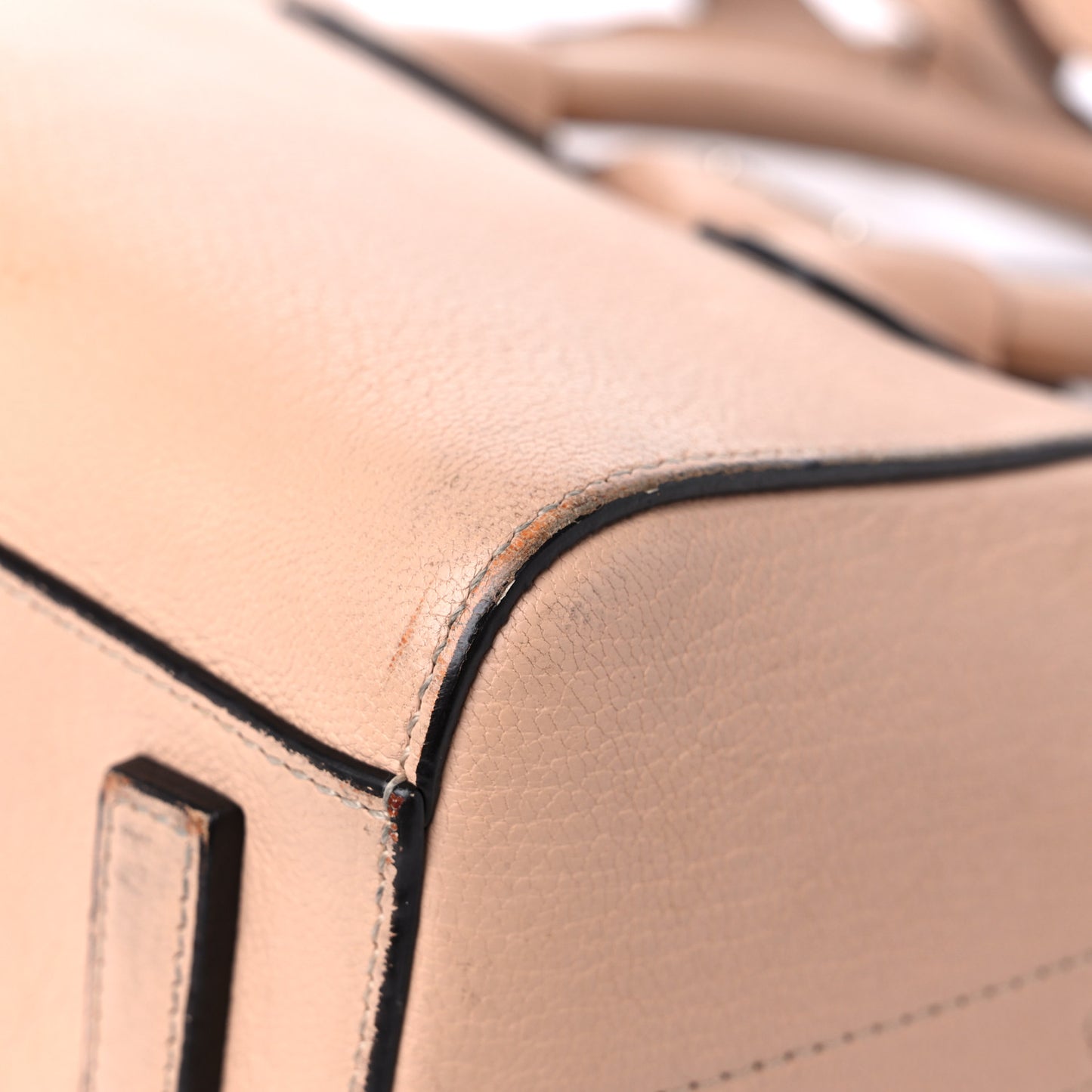 Sugar Goatskin Mini Antigona Powder