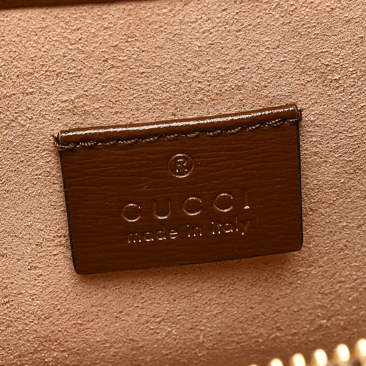 GG Supreme Monogram Large Jackie 1961 Pouch Brown
