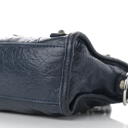 Balenciaga Agneau Giant 12 Silver Hardware Mini City Bleu Obscur 10 of 16