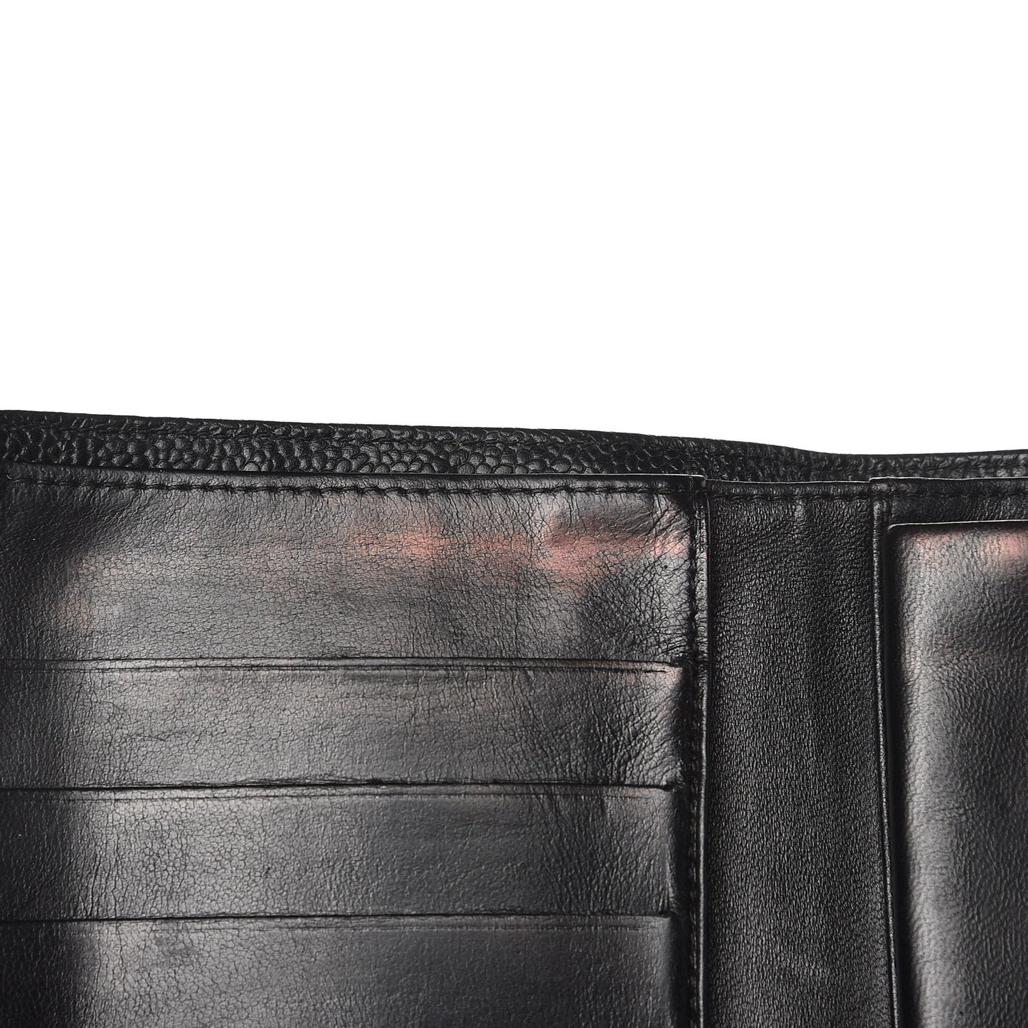 Caviar Timeless CC French Wallet Black