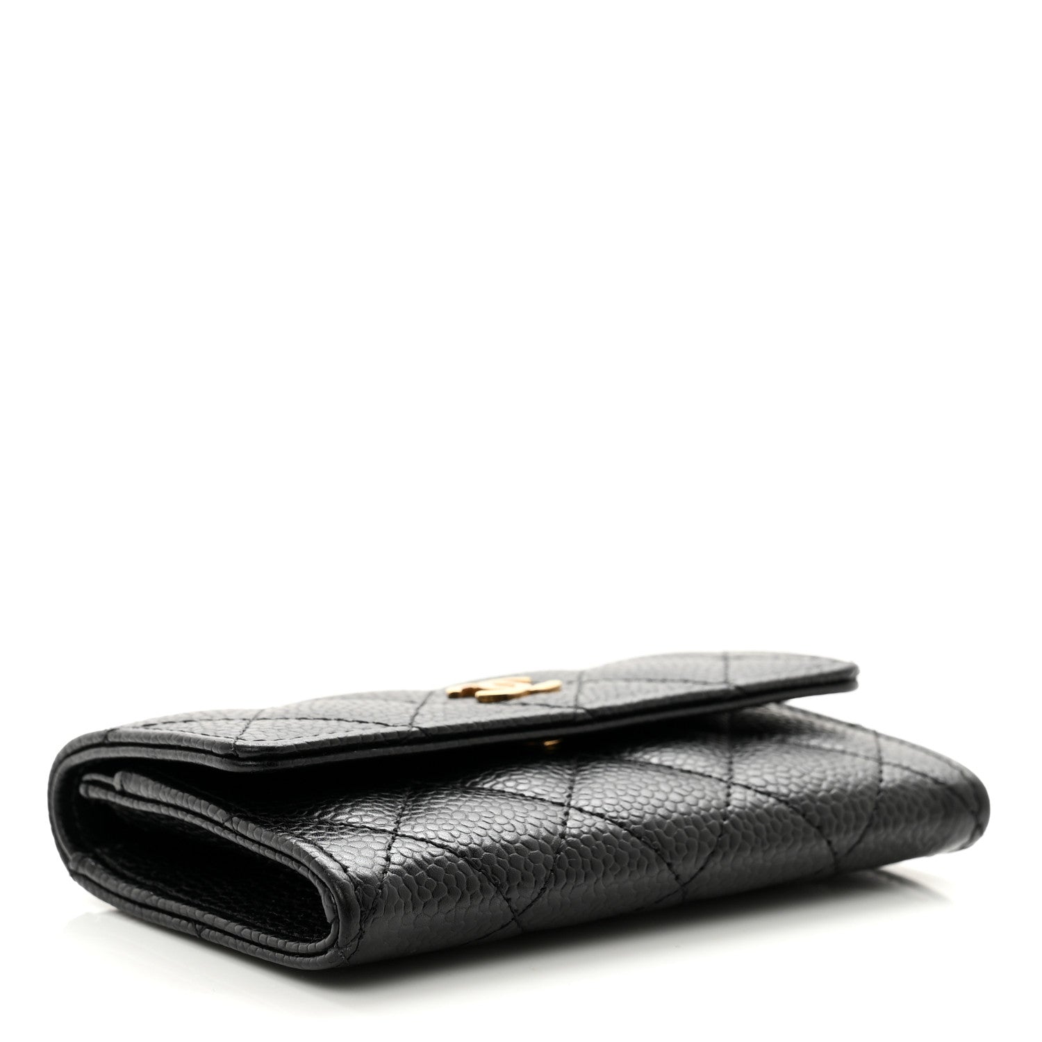 Chanel Caviar Quilted Flap Card Holder Black 4 of 9
