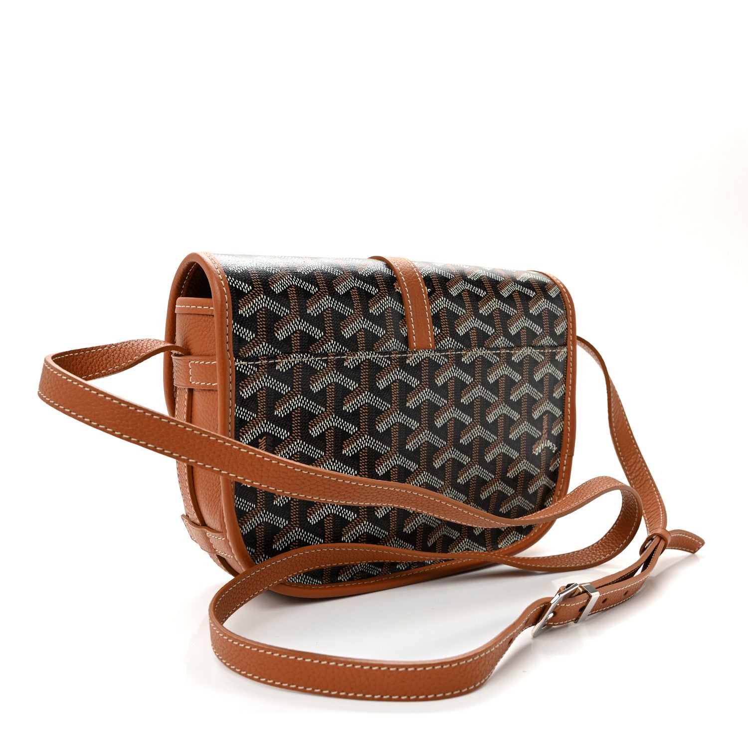 Goyard Goyardine Belvedere II PM Messenger Bag Black Gold 3 of 9