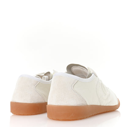 Chanel Calfskin Suede Womens CC Sneakers 39.5 White 5 of 9