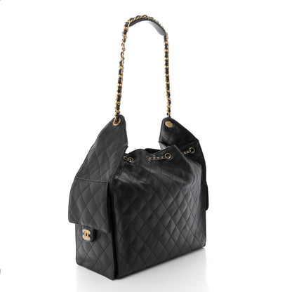 Chanel Caviar Quilted Medium Chanel 25 Handbag Black 3 of 10