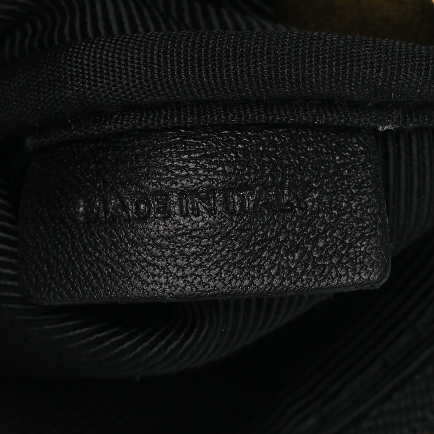 Lambskin Small Trio Crossbody Bag Black