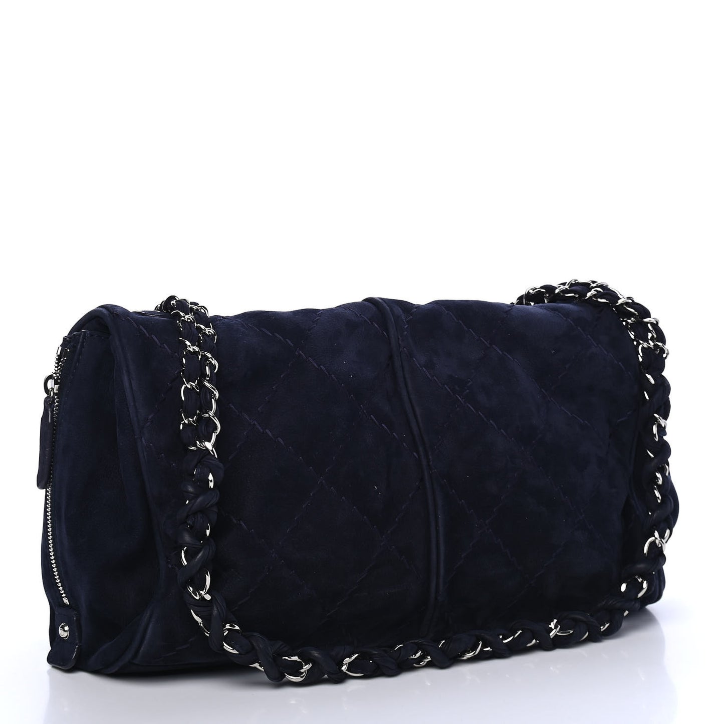 Suede Ultimate Stitch Flap Navy Blue