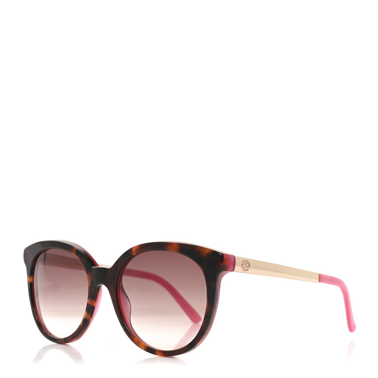Gucci Round Eye Sunglasses Tortoise 1 of 14