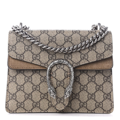 Gucci GG Supreme Monogram Mini Dionysus Shoulder Bag Taupe 1 of 8