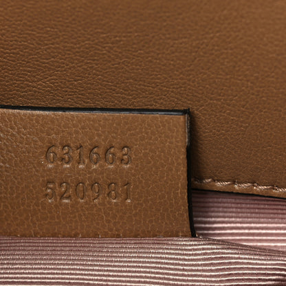 Gucci Lambskin Small Linea Matisse Top Handle Bag Natural Tan 8 of 8