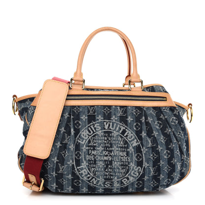 Louis Vuitton Denim Raye Cabas GM 1 of 9