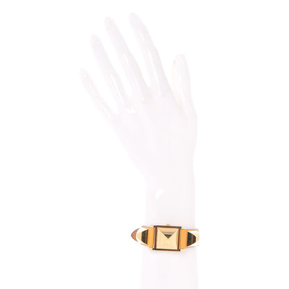 Hermes Stainless Steel Courchevel 23mm Medor Quartz Watch Jaune 2 of 10