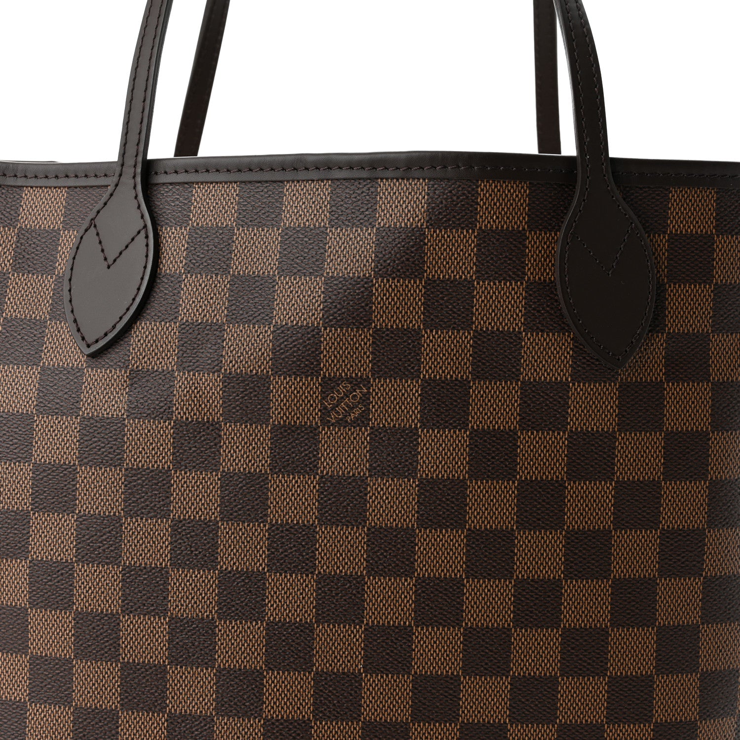 Louis Vuitton Damier Ebene Neo Neverfull MM Rose Ballerine 8 of 10