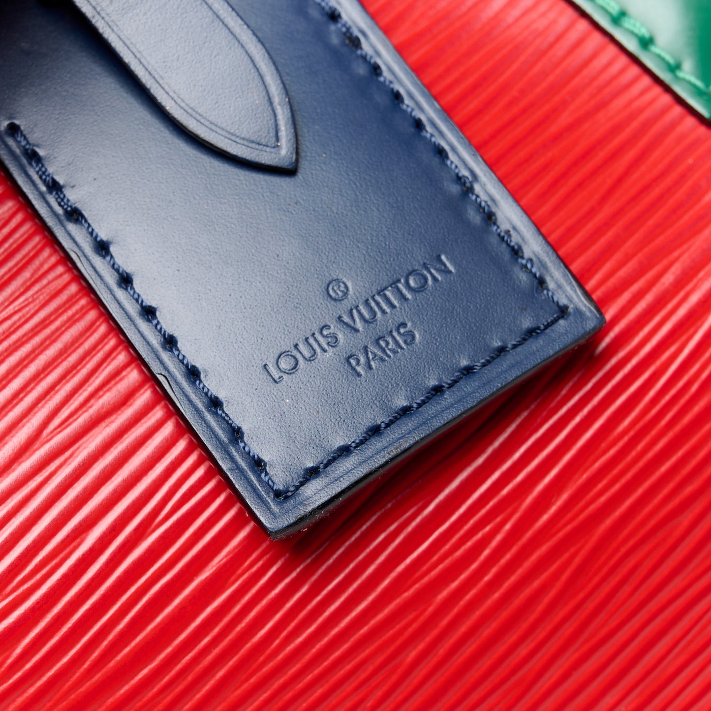 Epi Speedy Bandouliere 25 Coquelicot Vert Indigo