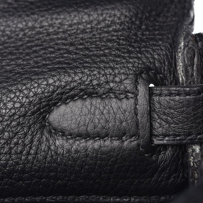 Hermes Taurillon Clemence Kelly Retourne 28 Black 25 of 45