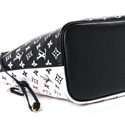 Louis Vuitton Empreinte Spring In The City Neverfull MM Black White Pink 8 of 11