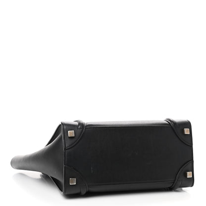 Celine Smooth Calfskin Micro Luggage Black 4 of 11