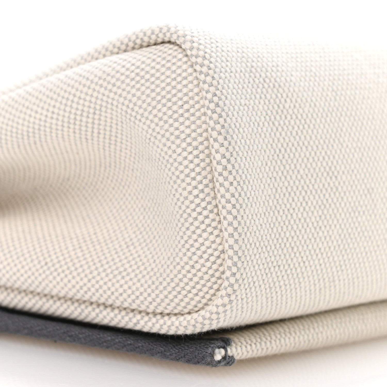 Hermes Military Toile Vache Hunter Herbag Zip Retourne 20 Ecru Bleu Glacier Ardoise 9 of 10