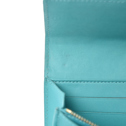 Louis Vuitton Vernis Sarah Wallet Blue Lagon 14 of 26