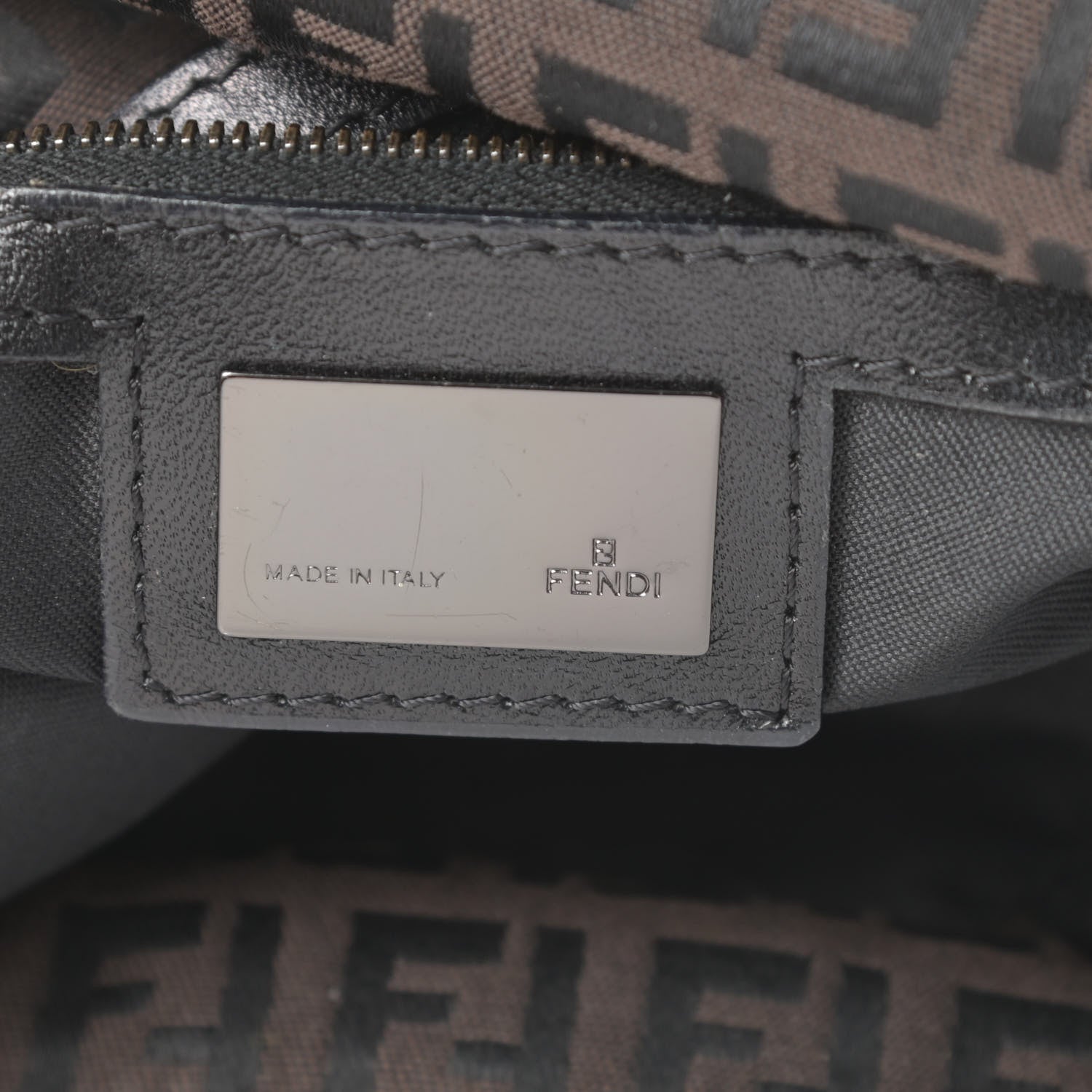 Fendi Zucchino Mama Baguette Brown 6 of 13