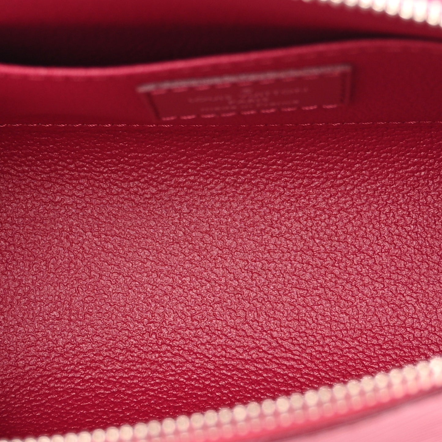 LOUIS VUITTON Epi Cosmetic Pouch Fuchsia