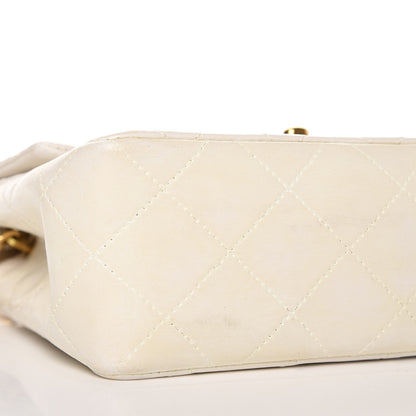 Chanel Lambskin Quilted Mini Square Flap White 9 of 12