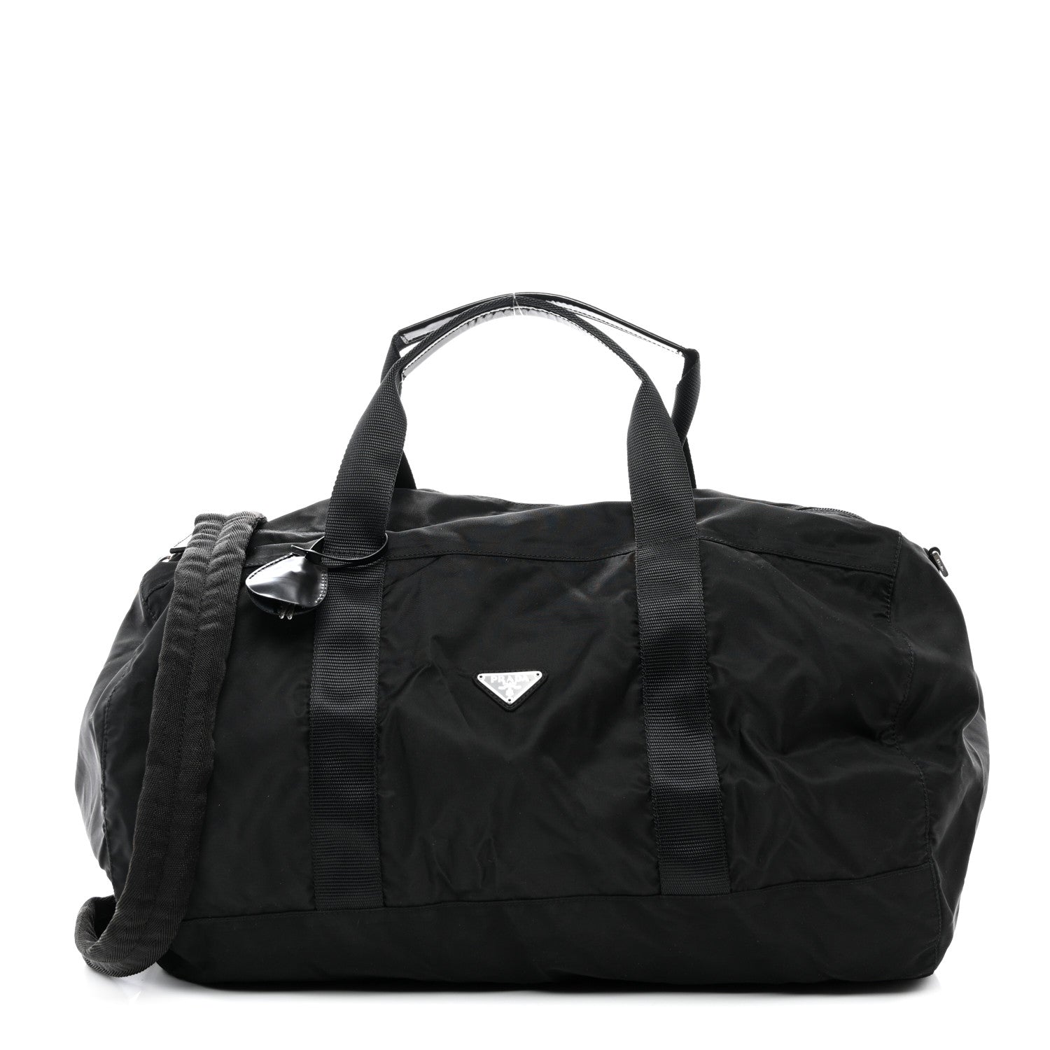 Prada Nylon Vela Viaggio Duffle Black 1 of 8
