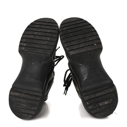 Louis Vuitton Calfskin Patent Monogram LV Archlight Sneakers 37 Black 5 of 6