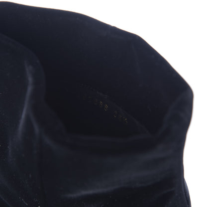Saint Laurent Velvet Freja 105 Ankle Booties 36.5 Black 9 of 11