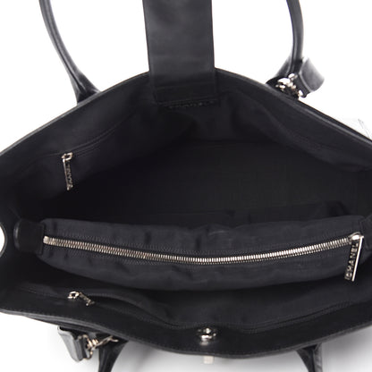 Chanel Calfskin Cerf Shopper Tote Black 4 of 11
