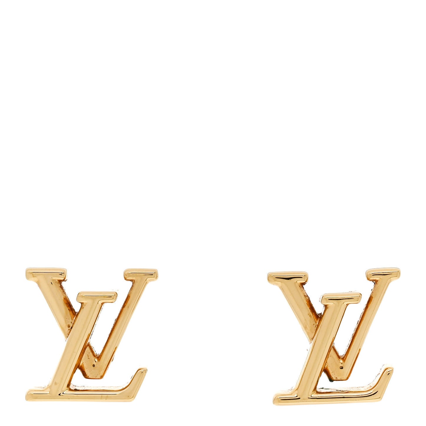 Metal LV Iconic Earrings Gold