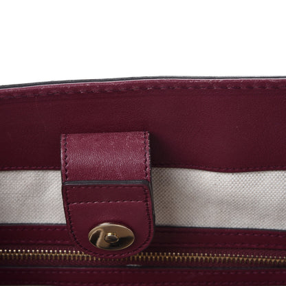 Gucci Guccissima Medium Mayfair Tote Cherry 13 of 19