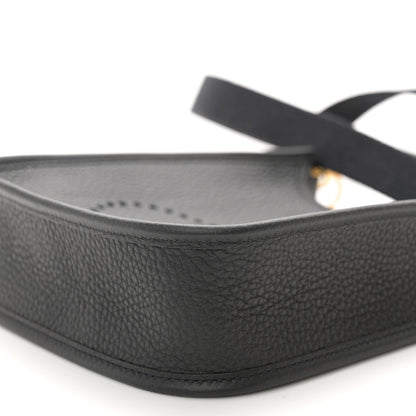 Hermes Taurillon Clemence Evelyne TPM Black 10 of 11