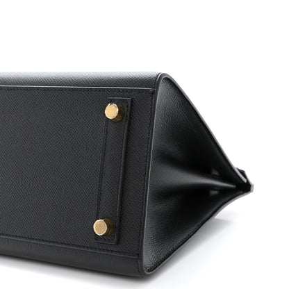 Hermes Epsom Birkin Sellier 25 Black 10 of 11