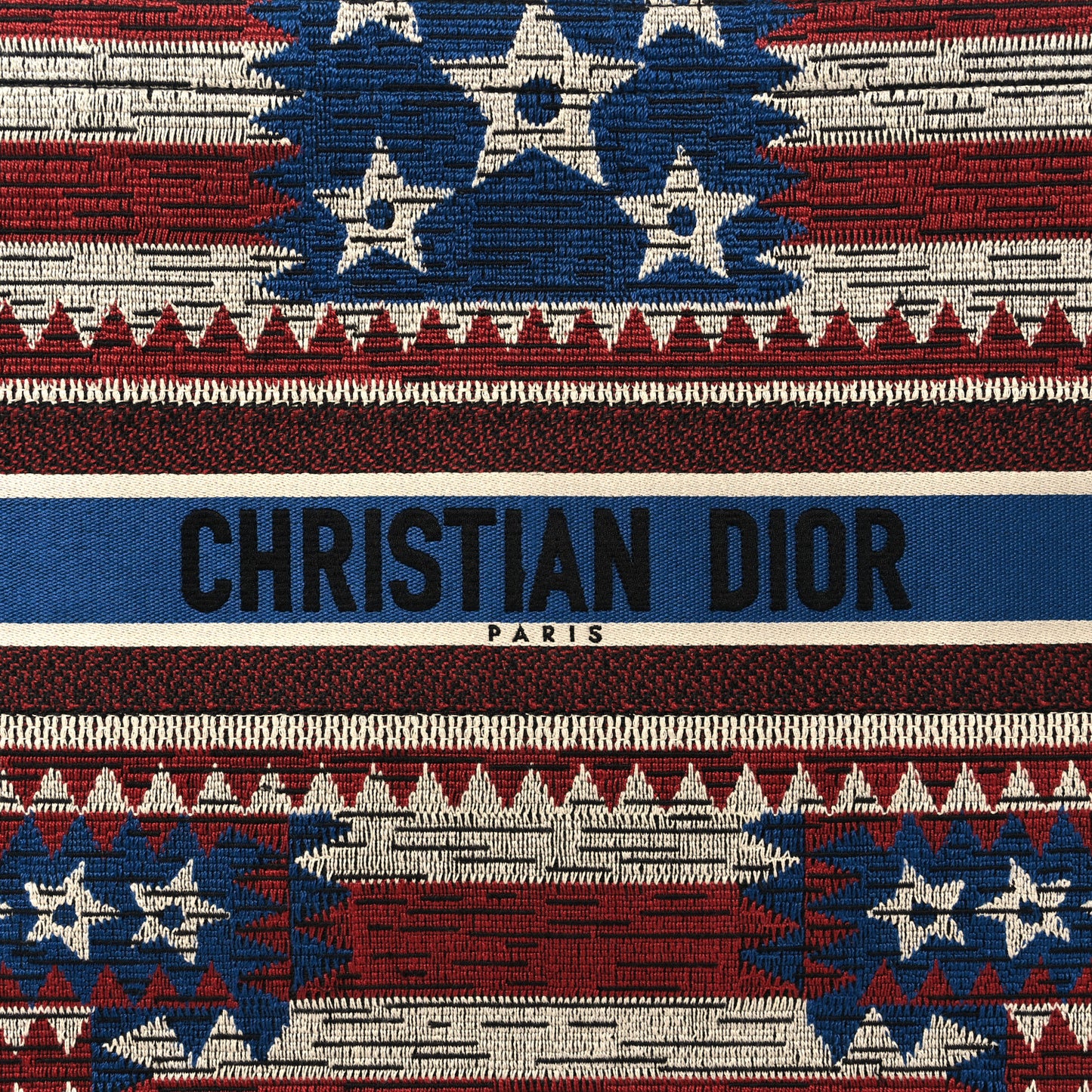 Canvas Embroidered Exclusive US Book Tote Multicolor