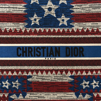 Christian Dior Canvas Embroidered Exclusive US Book Tote Multicolor 7 of 9