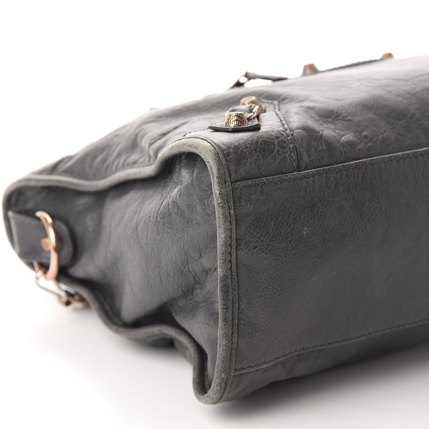 Balenciaga Agneau Giant 12 Rose Gold Hardware City Gris Tarmac 6 of 13