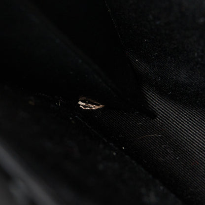 Saint Laurent Grain De Poudre Matelasse Chevron Monogram Envelope Clutch Dark Beige 9 of 9
