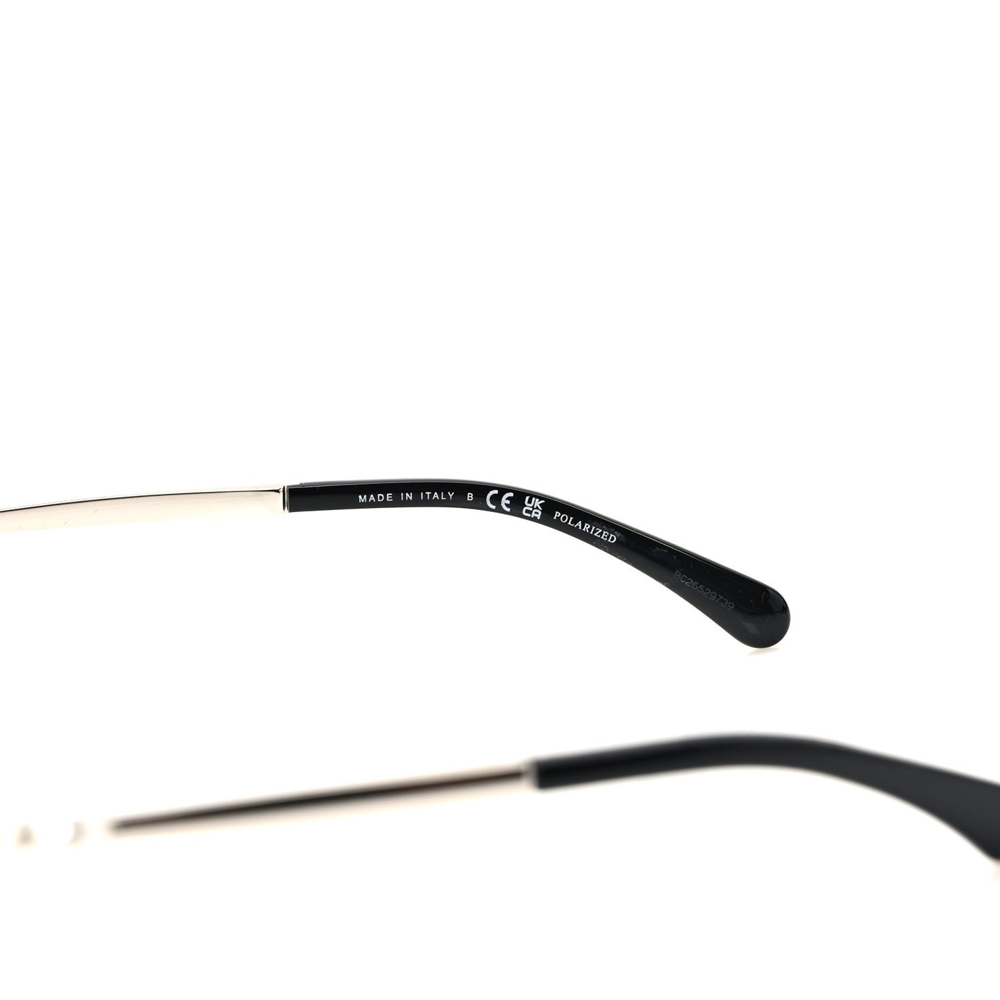 Acetate Polarized Butterfly Winter Pearl Sunglasses 5339-H Black