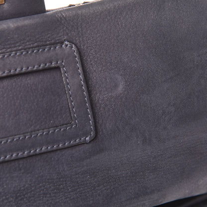 Chanel Calfskin Triple Stitched Medium Flap Navy 11 of 15