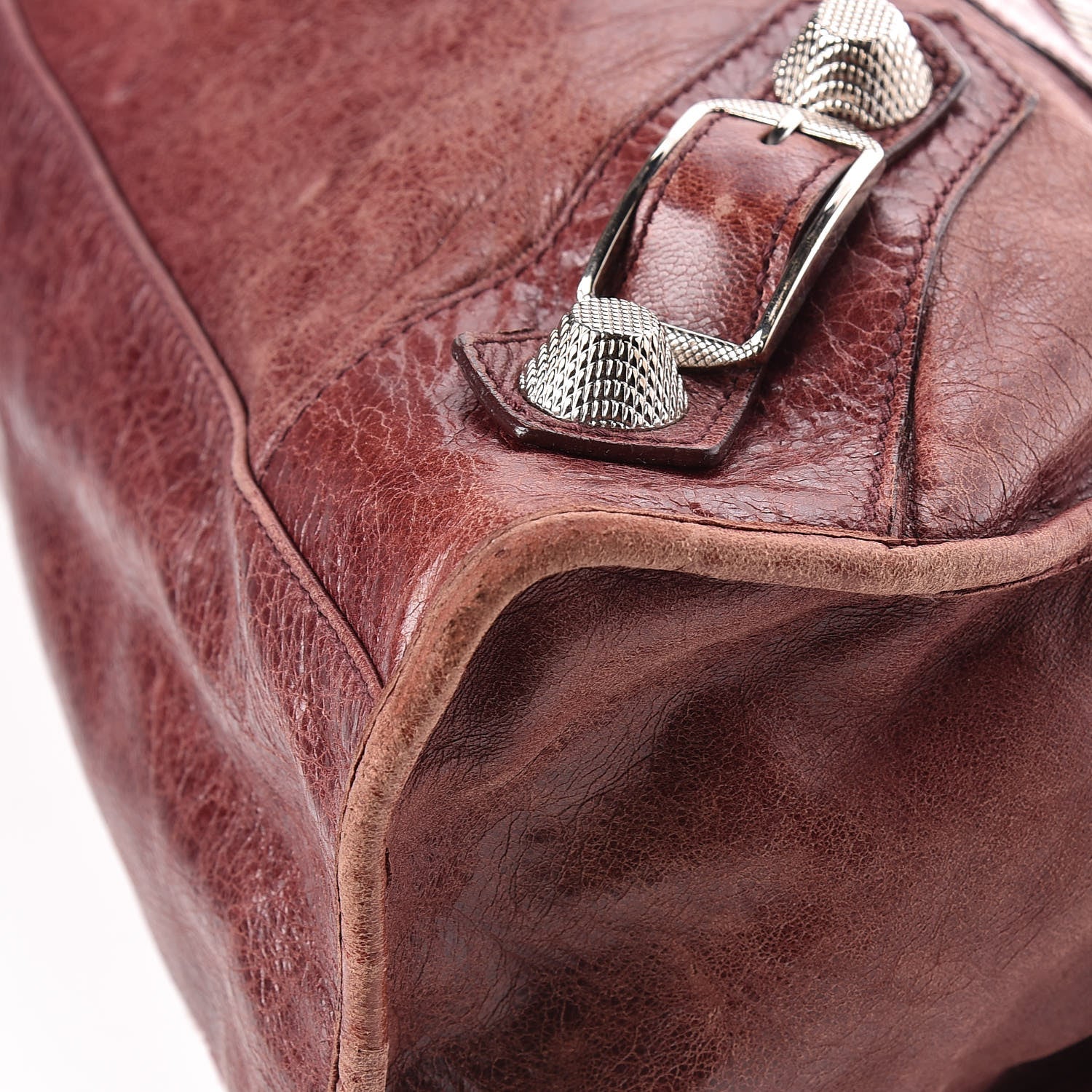 Balenciaga Agneau Giant 21 Silver Hardware City Dark Wine 10 of 20