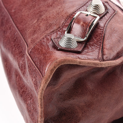 Balenciaga Agneau Giant 21 Silver Hardware City Dark Wine 10 of 20