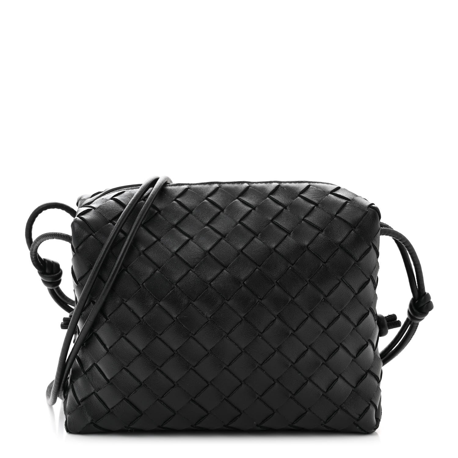 Bottega Veneta Nappa Intrecciato Small Loop Camera Bag Black 1 of 9