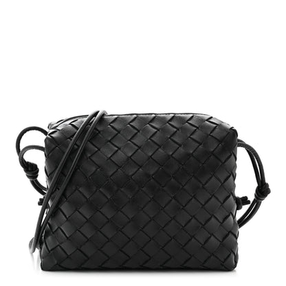 Bottega Veneta Nappa Intrecciato Small Loop Camera Bag Black 1 of 9