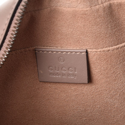 Gucci Calfskin Matelasse Small GG Marmont Chain Shoulder Bag Taupe 6 of 9