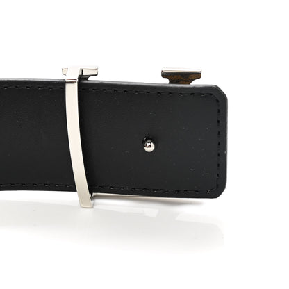 Louis Vuitton Calfskin Monogram 40mm LV Initiales Reversible Belt 95 38 Black 4 of 6
