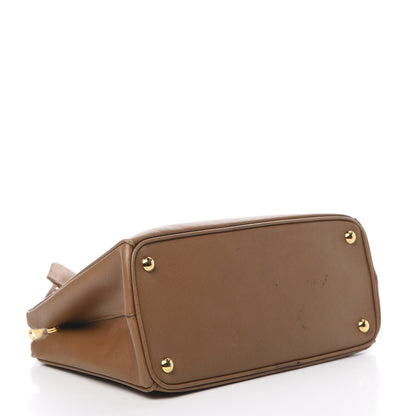 Prada Saffiano Small Galleria Double Zip Tote Caramel 4 of 21